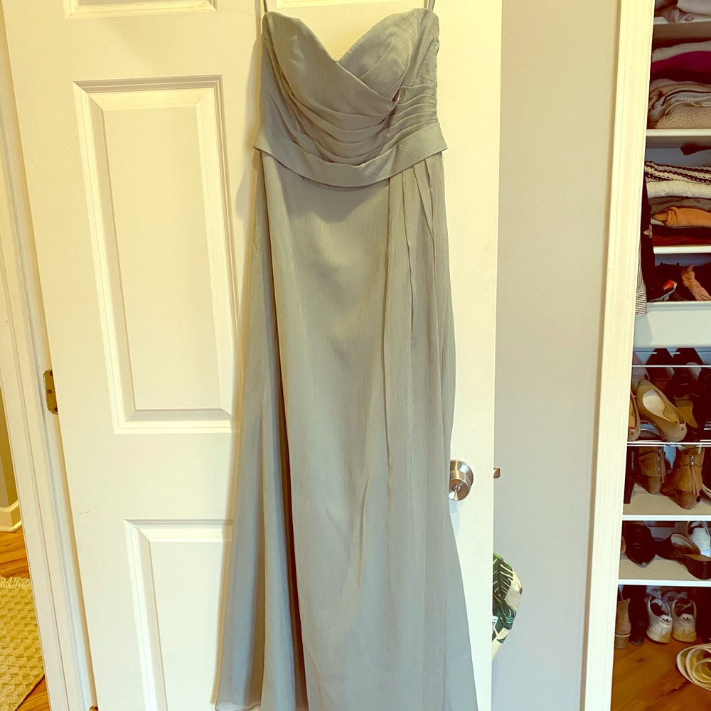 Love lane Blake baby blue bridesmaid dress